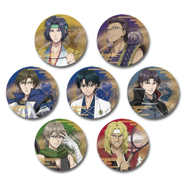 クロス缶バッジ