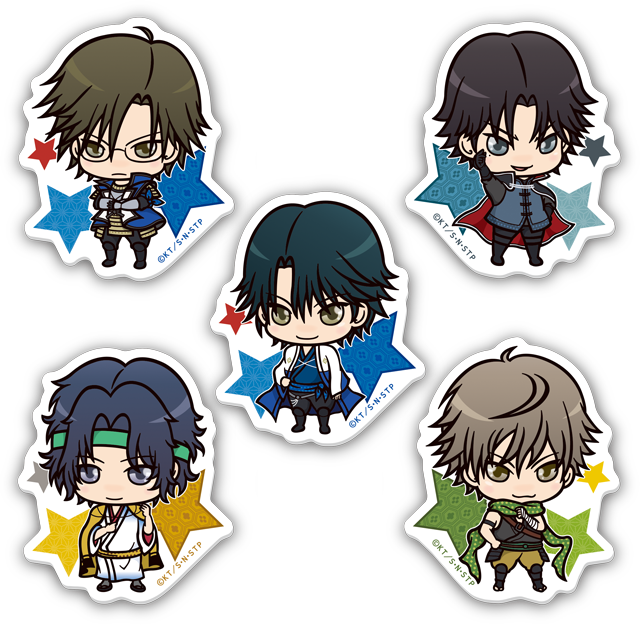 ホワイトアクリルバッジ